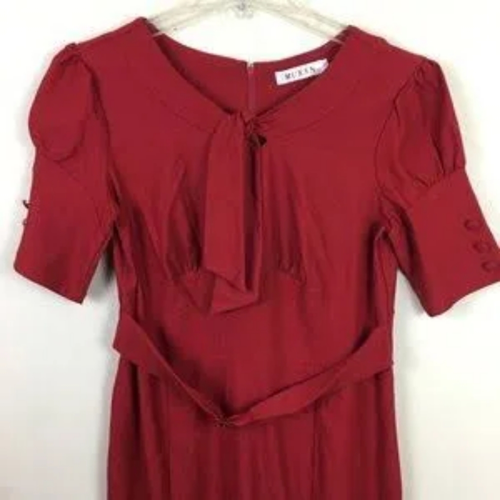 Red muxxn dress size large